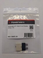 25A Resettable ATC Style Circuit Breaker, Type III
