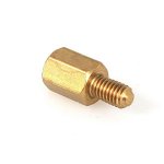 6-32 Brass Motherboard Standoffs for ATX Computer Case - 15 Pack