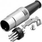 8-Pin Din Plug Metal Shell