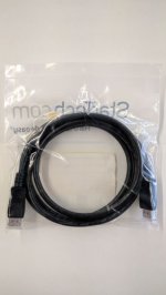 6Ft DisplayPort 1.2 Cable with Latches M/M – DisplayPort 4k