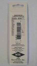 16 Ohm, 1/8W, 2% Metal Film Flameproof Resistor (6Pk)