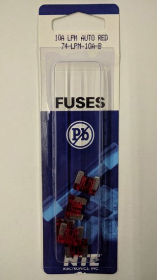10 Amp Red (APS) Low Profile Mini-Blade Fuse 32V (5Pk)