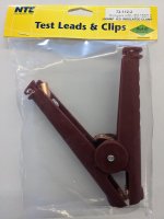 Fully Insulated 500A Heavy Duty Clamp Red