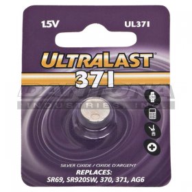 371 UltraLast 1.55V Silver Oxide Button Cell Battery