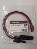 Solar MC4 to Anderson Powerpole Connector Adapter Cable