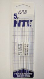 4.7K Ohm 5W Cerment Power Wirewound Resistor (2Pk) 5% Tolerance