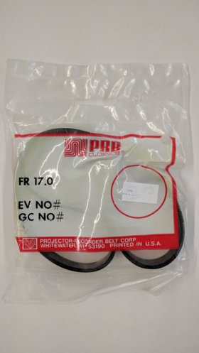 FR17.0 Flat Rubber Belt 17.0" IC, .366" CS, .085" Wall Thickness