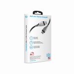 Titanium USB-C to USB-C Braided Cable 6Ft - Black