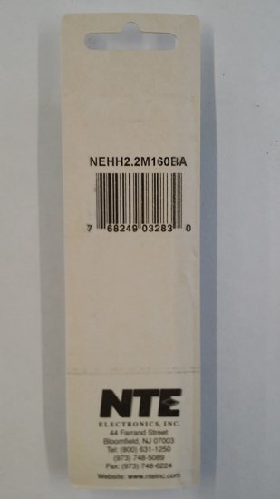 2.2uf 160V Axial Lead Electrolytic Capacitor