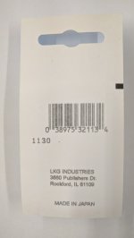 1.1mm/3.0mm Size "G" Coaxial Power Plug