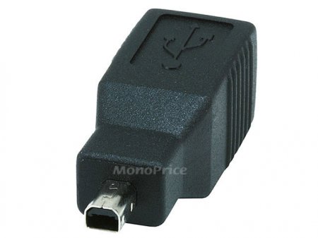 USB 2.0 B Female/Mini 4 pin (B4) Male Adapter