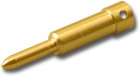 2.40mm Bore Male Captive Pin For N Connector (10Pk) 17.6mm L