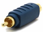 S-Video Male Plug to RCA Male Plug Adapter - Gold Plated