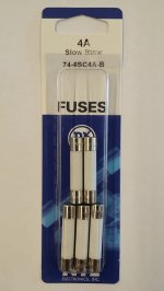 4 Amp (MDA) Ceramic Fuse (5Pk) Slow Blow 6x30mm