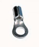 Ring Terminal Non-Insulated 22-18Awg #4 Stud (15Pk)