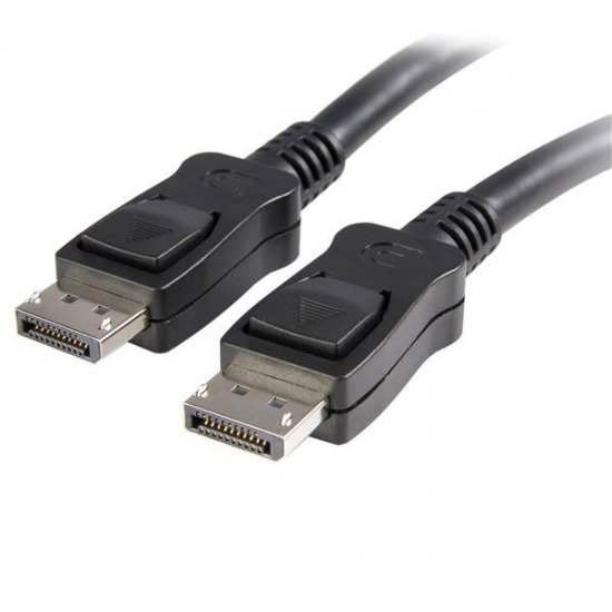 6Ft DisplayPort 1.2 Cable with Latches M/M – DisplayPort 4k