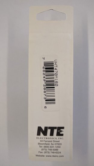 470uf 160V 105°C Radial Lead Electrolytic Capacitor