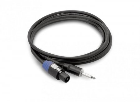 5Ft Pro Speaker Cable REAN Loudspeaker to 1/4in TS 14Awg