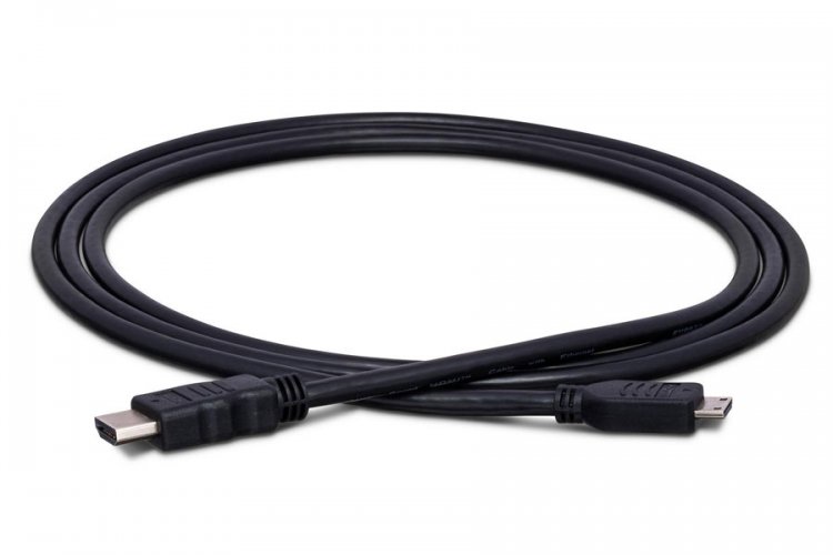 6Ft High Speed HDMI Cable with Ethernet, HDMI to HDMI Mini