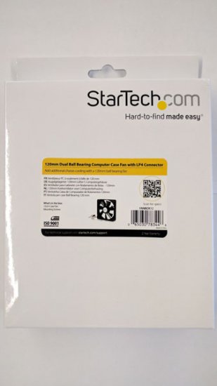 120x25mm Dual Ball Bearing Computer Case Fan w/ LP4 Connector