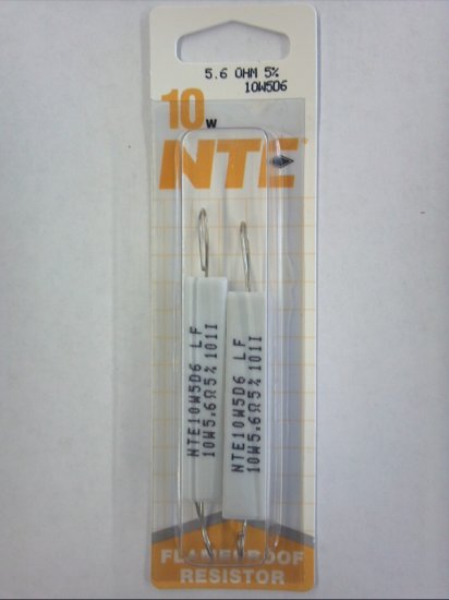 5.6 Ohm 10W Cerment Power Wirewound Resistor (2Pk) 5% Tolerance