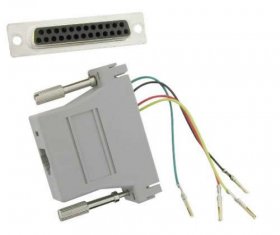 DB25(F)/RJ14 6P4C Modular Adapter