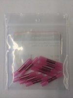 Heat Shrink Adhesive Butt Splice Connector Red 22-18 Awg 10Pk