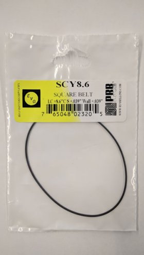 SCY8.6 Square Belt 8.6" IC, .039" CS, .039" Wall Thickness