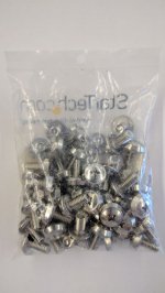 50 Pkg M6 Mounting Screws for Server Rack Cabinet