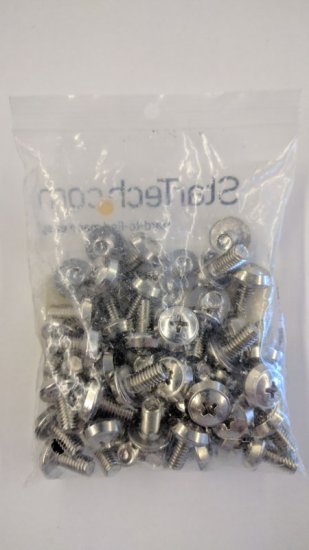 50 Pkg M6 Mounting Screws for Server Rack Cabinet