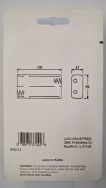 4 "C" Battery Holder (Solder Lug)