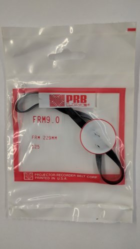 FRM9.0 Flat Rubber Belt 9.0" IC, .21" CS, .031" Wall Thickness