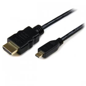 6 ft High Speed HDMI Cable with Ethernet HDMI to HDMI Micro M/M