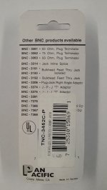 TNC Jack 3-Piece Crimp-On RG-58/U RG-58/AU RG223