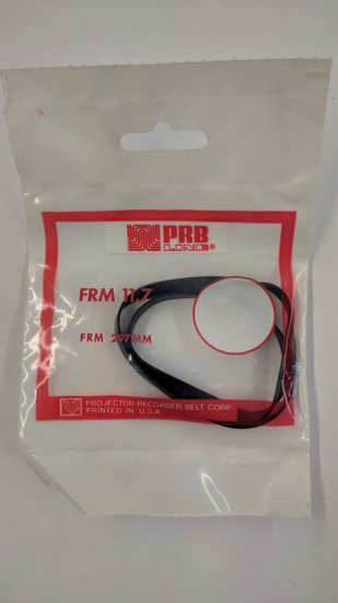 FRM11.7 Flat Rubber Belt 11.7\" IC, .21\" CS, .031\" Wall Thickness