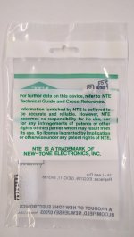 NTE709 IC, TV/FM Sound IF Amplifier