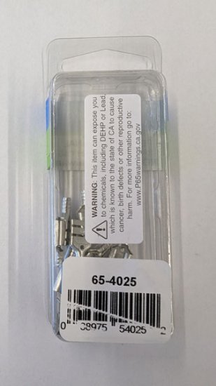 Quick Connect Female Non-Insulated 22-18Awg 0.250" (15Pk)