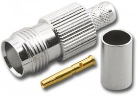 TNC Jack 3-Piece Crimp-On RG-59/U