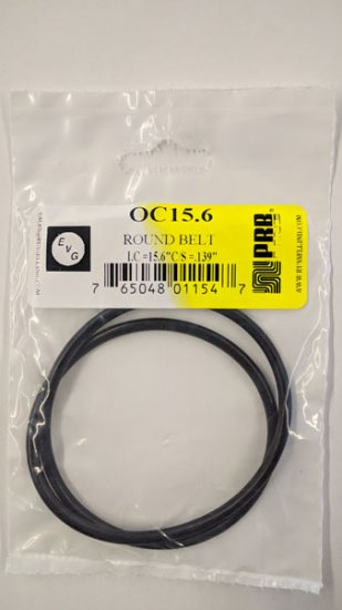 OC15.6 Round Rubber Belt 15.6\" IC, .139\" Cross Section