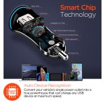 HyperGear Rapid Vehicle Charger w/Hybrid Micro-USB/USB-C