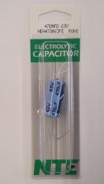 470uf 63V Axial Lead Electrolytic Capacitor