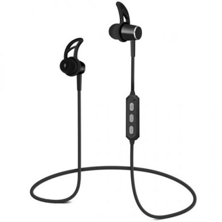 HyperGear MagBuds Wireless Aluminum Alloy Earphones - Jet Black