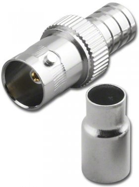 BNC Jack 2-Piece Crimp-On RG-59/U