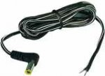 Size B 4.0/1.7mm 90° Coaxial DC Power Plug In-Line 6' Lead 24Awg