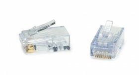 ezEX48 Connectors (Cat6a 23AWG) 50Pk/Clamshell (8P8C)