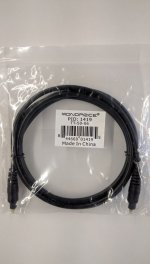 6Ft Optical Toslink 5.0mm OD Audio Cable