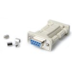 DB9 RS232 Serial Null Modem Adapter - F/F