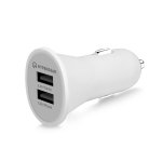 HyperGear Dual USB 2.4A Vehicle Charger - White