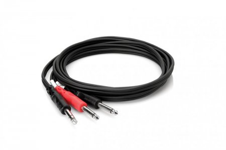 3m (9.9') Insert Cable 1/4 in TRS to Dual 1/4 in TS
