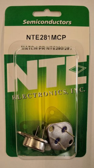 NTE281MCP Matched Complementary Pair of NTE280 and NTE281